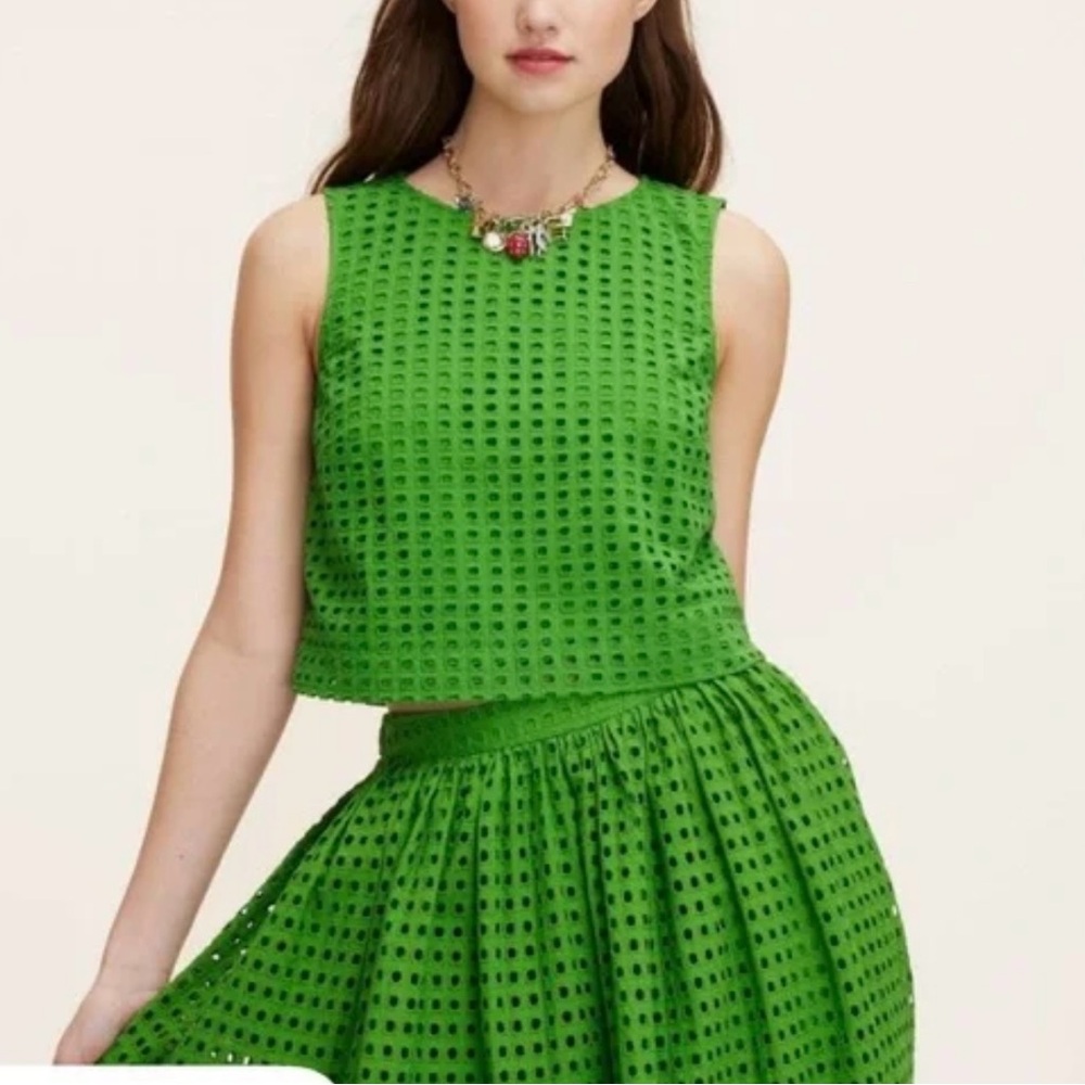 Kate Spade Top ♠️ 🎯 Green Sleeveless